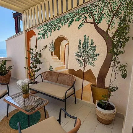 Trea Aron Rooftop Jacuzzi Apartment Daire Avlonya